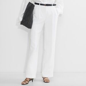 NWT Wilfred Free The Effortless Pant™ Linen White Size 14